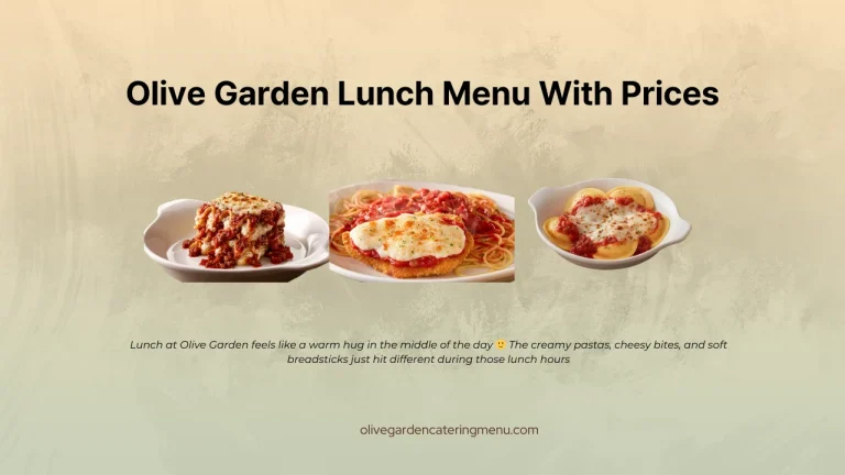 Olive Garden Lunch Menu